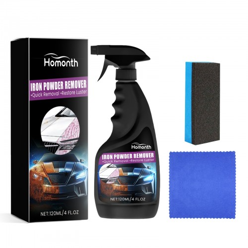 Homonth Iron Out Rust Remover Spray: The Ultimate Wheel Cleaner for Car Detailing & Removal of Iron Particles 120ml